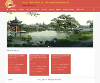 MifVN.com(Công Ty Cổ Phần Đầu Tư Tài Chính & Truyền Thông Quốc Tế) Screenshot