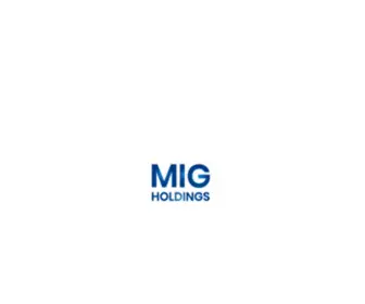 Mig-Holdings.com(Migホールディングス公式サイトトップページ) Screenshot