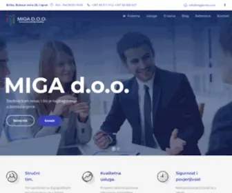 Migabrcko.com(MIGA d.o.o Brčko) Screenshot