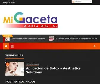 Migaceta.com(Mi Gaceta) Screenshot