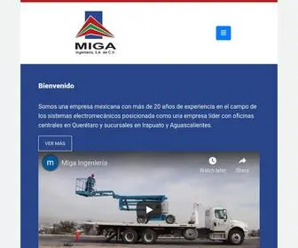 Migaingenieria.com.mx(Ingeniería) Screenshot