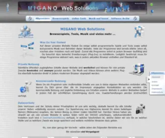 Migano.de(MIGANO Professional Web Solutions) Screenshot