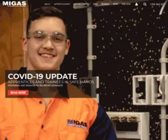 Migas.com.au(MIGAS Apprentices and Trainees) Screenshot