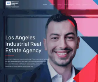 Migcres.com(Los Angeles Commercial Real Estate Broker) Screenshot