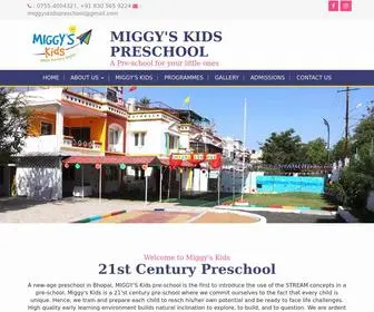 Miggyskidspreschool.com(Pre-Primary Nursery kids Play School in Bhopal) Screenshot