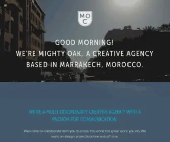 Mighty-Oak-Creative.com(Hello. We're a multi) Screenshot