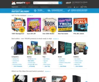 Mightyape.net(Buy Games DVDs Books & more) Screenshot