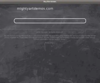 Mightyartdemos.com(Mightyartdemos) Screenshot