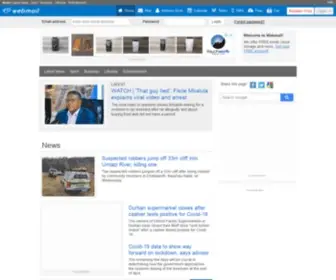 Mighty.co.za(Free email) Screenshot
