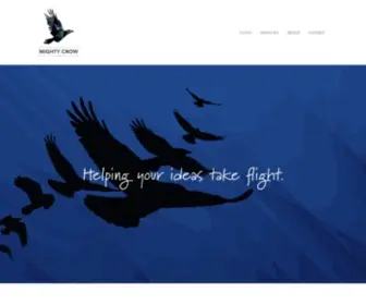 Mightycrow.com(Helping your ideas take flight. Mighty Crow) Screenshot