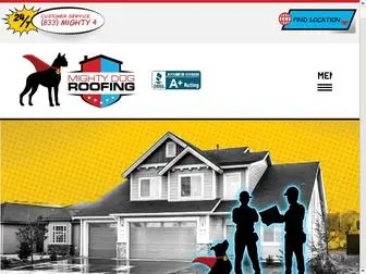 Mightydogroofing.com(Mighty Dog Roofing) Screenshot