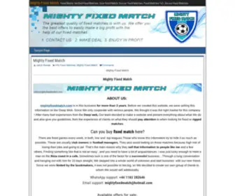 Mightyfixedmatch.com(Fixed Matches) Screenshot