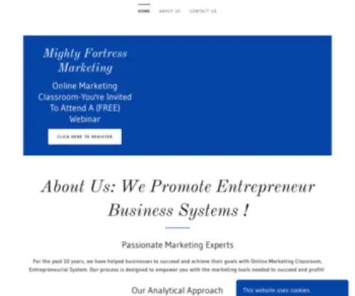 Mightyfortressmarketing.com(Mighty Fortress Marketing) Screenshot