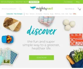 Mightynest.com(Healthy, Green Products for Home and Family) Screenshot