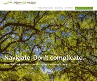 Mightyoakmedical.com(FIREFLY®) Screenshot