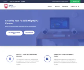Mightypccleaner.com(Best PC Cleaner & Booster For Your Computer) Screenshot