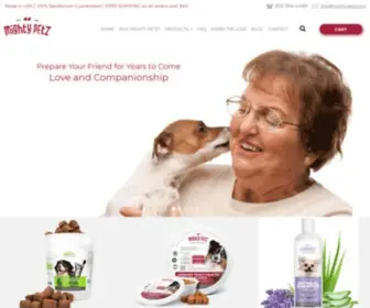 Mightypetz.com(Healthy Pet Supplements and Treats) Screenshot