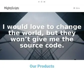 Mightyscripts.com(Mighty Scripts) Screenshot