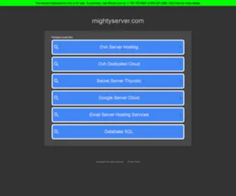 Mightyserver.com(Mightyserver) Screenshot