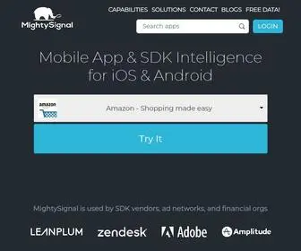 Mightysignal.com(SDK intelligence) Screenshot