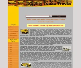 Mightytonka.com(Mighty Tonka Toys) Screenshot