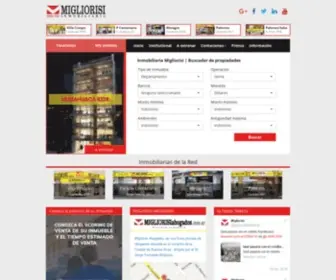 Migliorisi.com.ar(Inmobiliaria Migliorisi) Screenshot