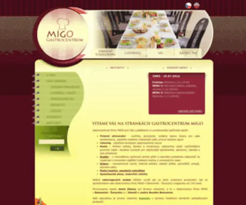 Migo.cz(Gastrocentrum MIGO Bohumín) Screenshot