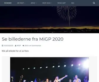 Migp.dk(Musikvidenskabs Melodi Grand Prix) Screenshot