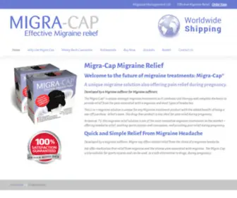 Migracap.com(Migra-Cap Migraine Relief) Screenshot