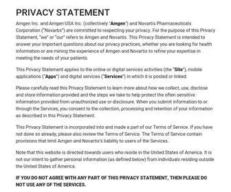 Migraineprivacypolicy.com(Migraine Privacy Statement) Screenshot