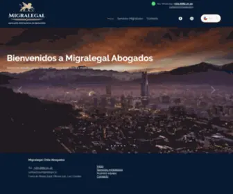 Migralegal.cl(Asesoría legal migratoria para personas y empresas) Screenshot