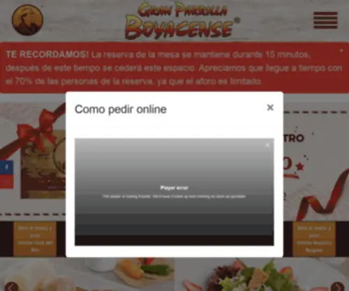 Migranparrillaboyacense.com.co(Mi Gran Parrilla Boyacense) Screenshot