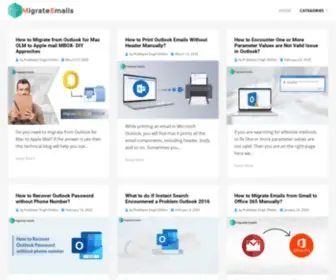 Migrateemails.com(Migrate Emails) Screenshot