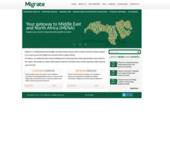Migratemena.com(Migrate Mena) Screenshot