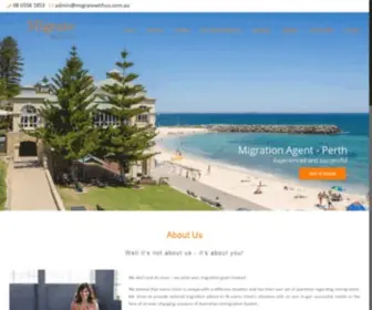 Migratewithus.com.au(Migrate With Us) Screenshot