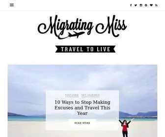 Migratingmiss.com(Migrating Miss) Screenshot