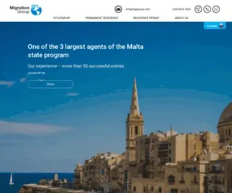 Migration-Group.com(Недвижимость) Screenshot