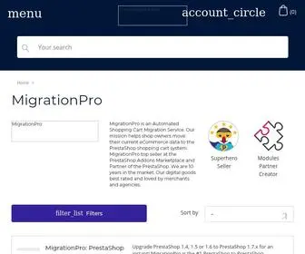 Migration-Pro.com(PrestaShop Addons) Screenshot