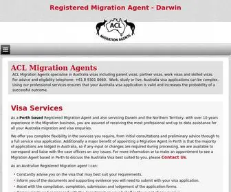 Migrationagentdarwin.com(Home-Migration Agent Darwin) Screenshot