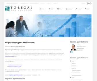 Migrationagentmelbourne.com.au(Migration Agent Melbourne) Screenshot