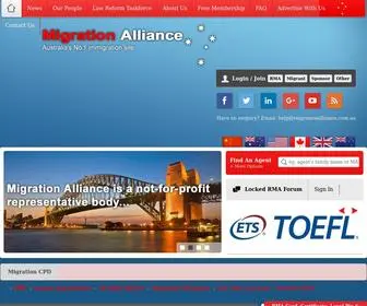 Migrationalliance.com.au(Migration Alliance) Screenshot