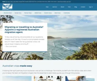 Migrationangels.com(Australian Migration Agent) Screenshot