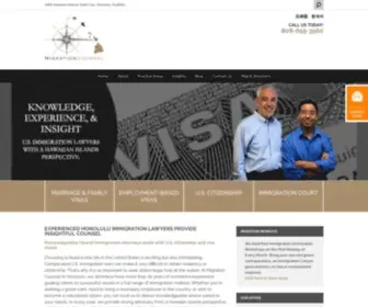 Migrationcounsel.com(MigrationCounsel Immigration Attorney in Honolulu) Screenshot