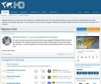 Migrationdesk.com(Migration Desk) Screenshot