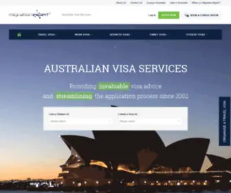 Migrationexpert.com.au(Migration Expert Australia) Screenshot