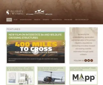 Migrationinitiative.org(Wyoming Migration Initiative) Screenshot