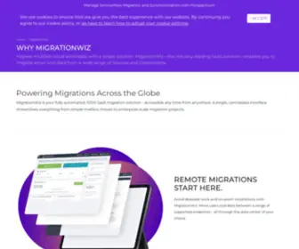 Migrationwiz.com(Easy, Fast and Secure Online Email Migration) Screenshot