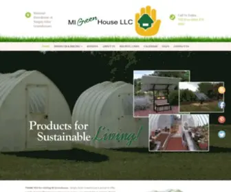 Migreenhouse.com(Simply Solar Greenhouse) Screenshot