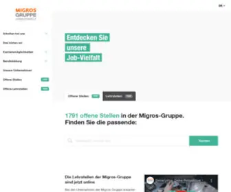 Migros-Gruppe.jobs(Das Arbeiten in der Migros) Screenshot