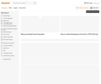 Migrosonline.ch(Migros) Screenshot
